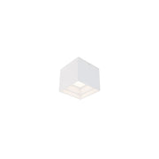 Kube 5" Outdoor Flush Mount in White