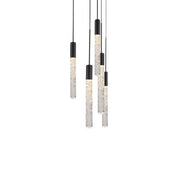 Magic 5-Light Round Pendant in Black