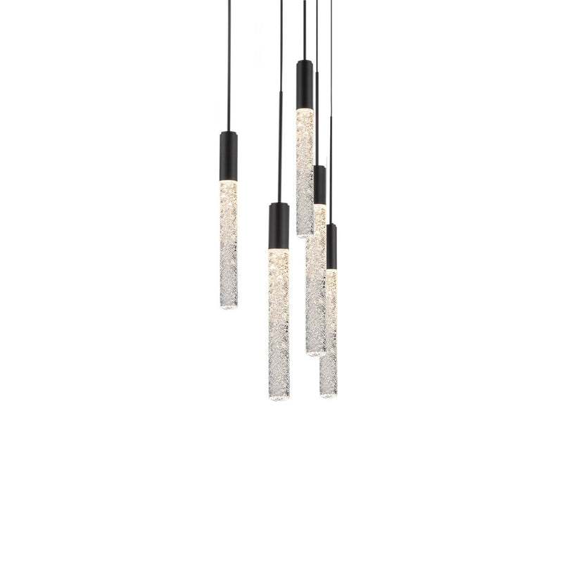 Magic 5-Light Round Pendant in Black