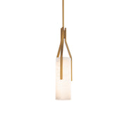 Firenze Mini Pendant in Aged Brass