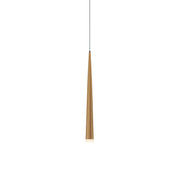 Cascade 19" Etched Mini Pendant in Aged Brass