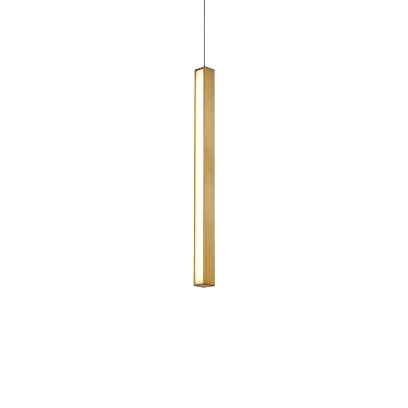 Chaos 26" Mini Pendant in Aged Brass
