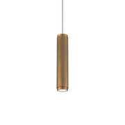 Burning Man Pendant in Aged Brass