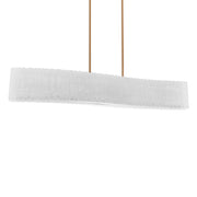 Rhiannon Linear Chandelier in Aged Brass