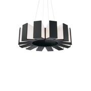 Chronos 12-Light Pendant in Black