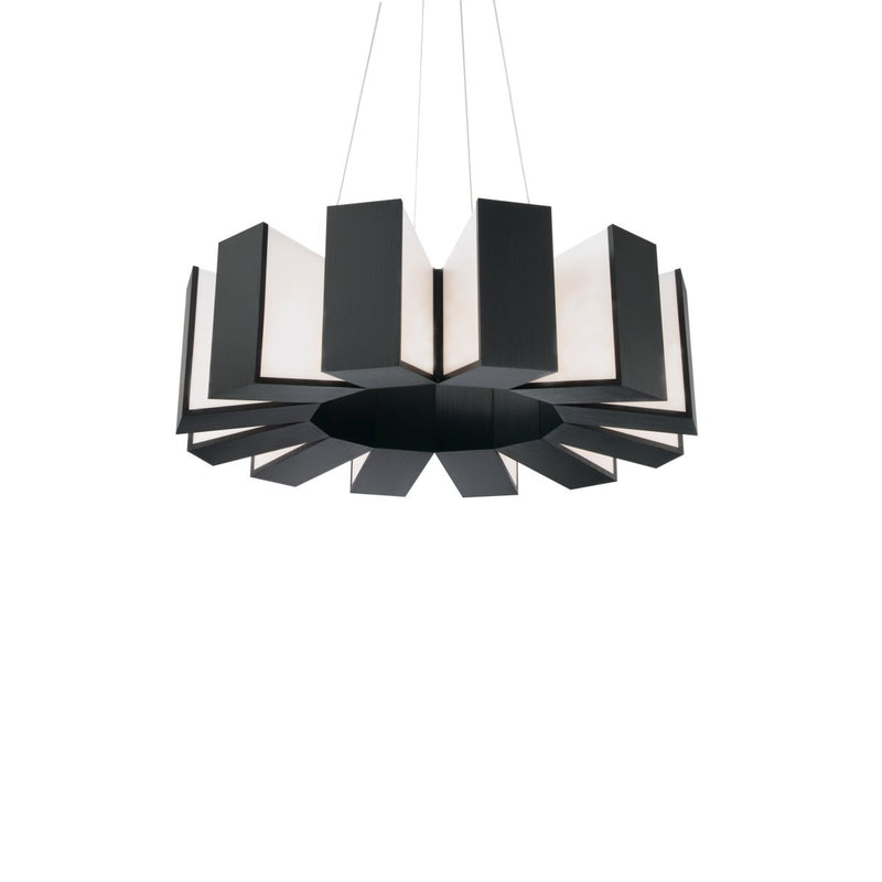 Chronos 12-Light Pendant in Black
