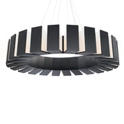 Chronos 22-Light Pendant in Black