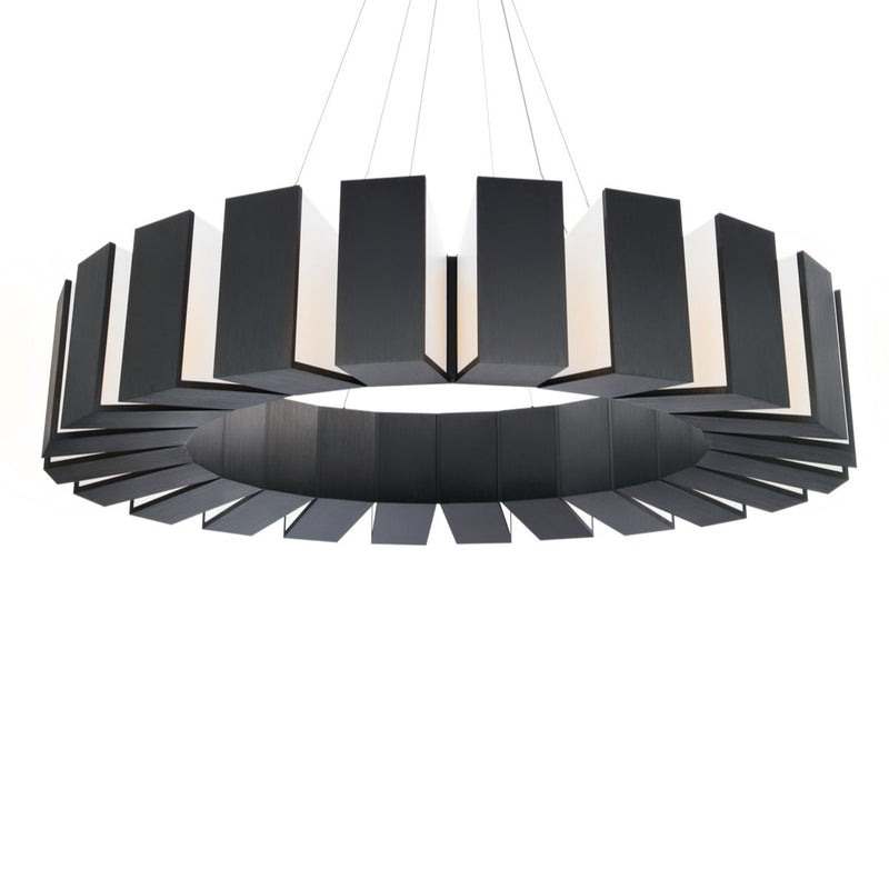 Chronos 22-Light Pendant in Black