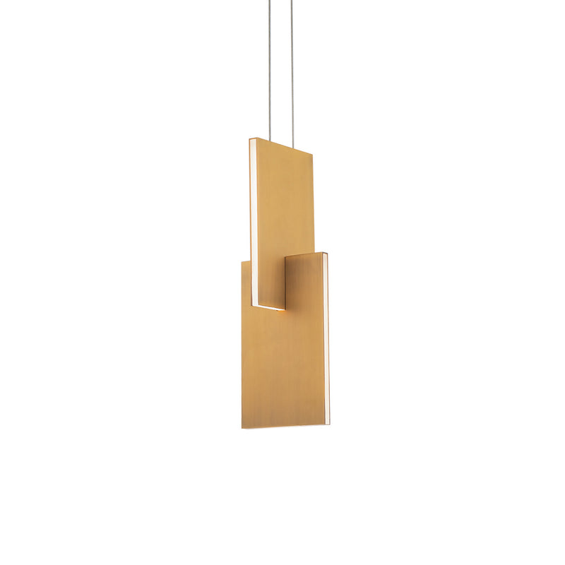 Amari LED Chandelier in Aged Brass - Lamps Expo