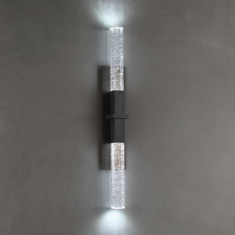 Cinema 2-Light Bath Sconce in Black