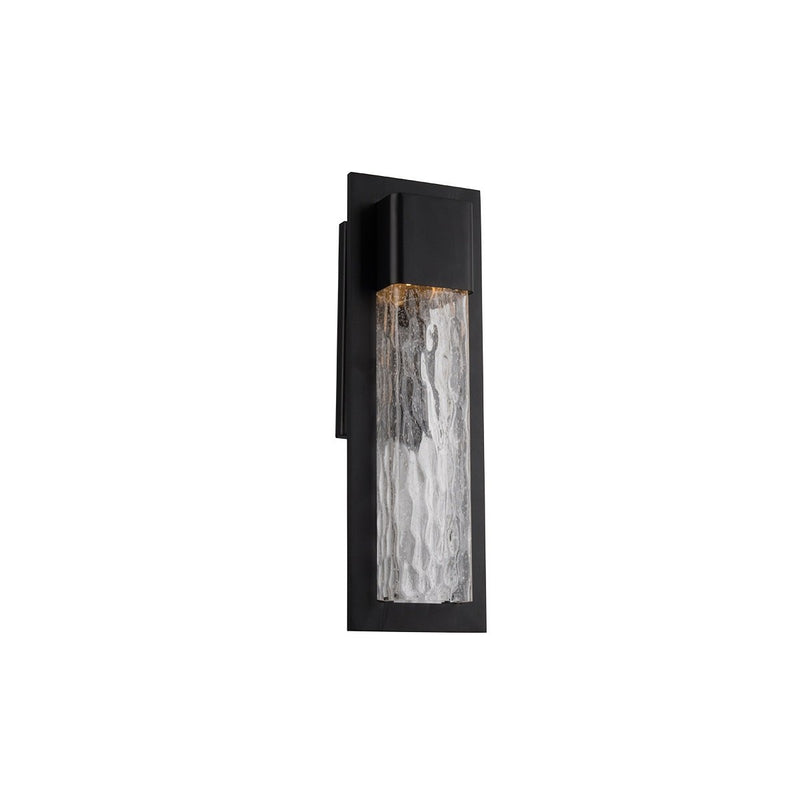 Mist 20" Outdoor Wall Lantern in Black