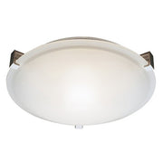 Neptune 2-Light 12" Flush Mount in White