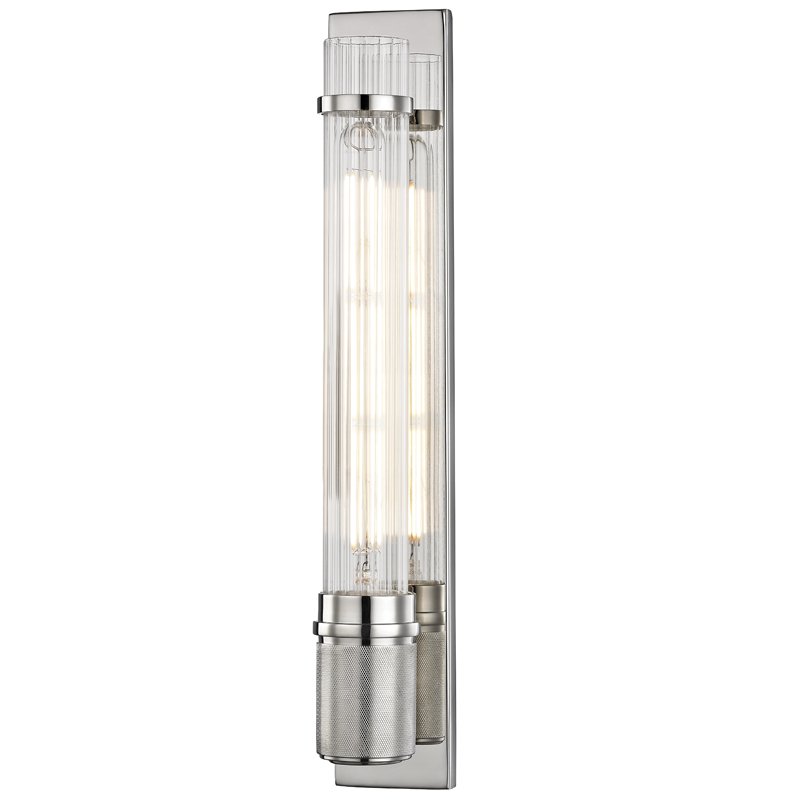 Shaw Bath Sconce in Polished Nickel