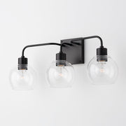 Tanner 3-Light Bath Vanity Light in Matte Black