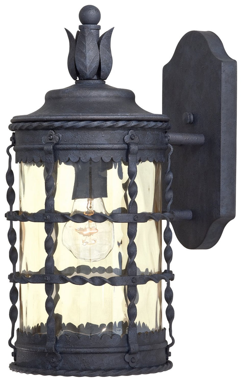 Mallorca Outdoor Wall Lantern in Spanish Iron