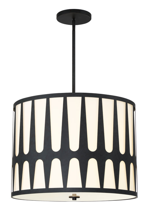 Royston 5-Light Pendant in Black - Lamps Expo