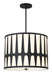Royston 5-Light Pendant in Black - Lamps Expo