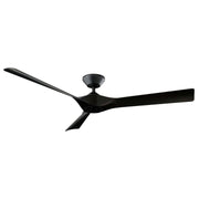 Torque 58" Outdoor Ceiling Fan in Matte Black