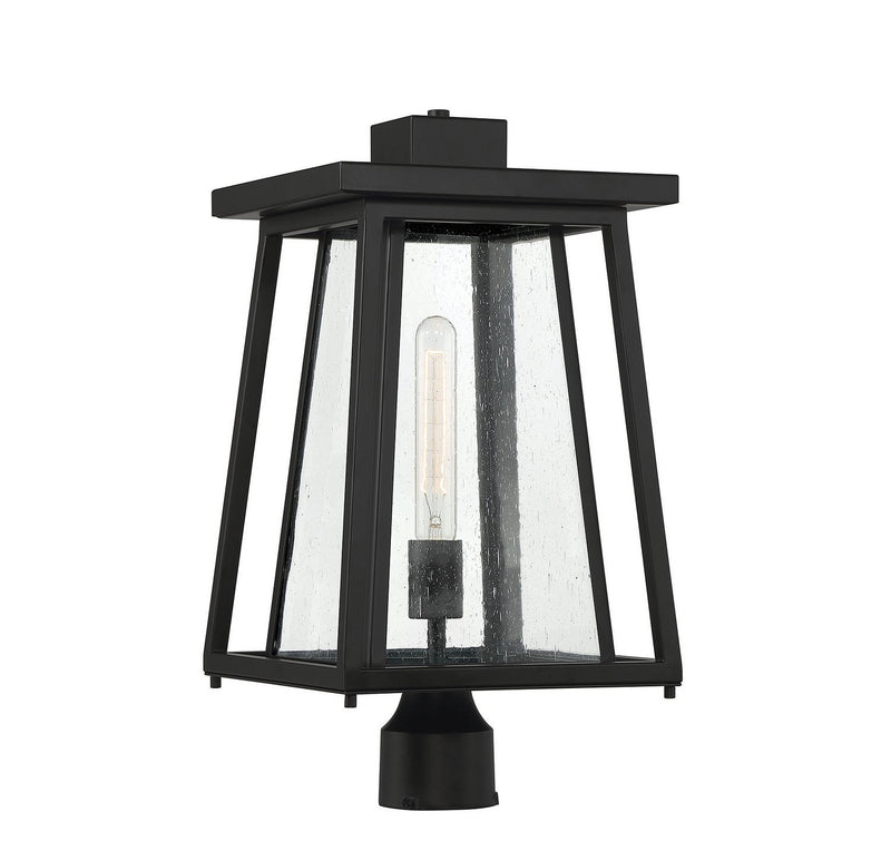 Denver Outdoor Post Light in Matte Black