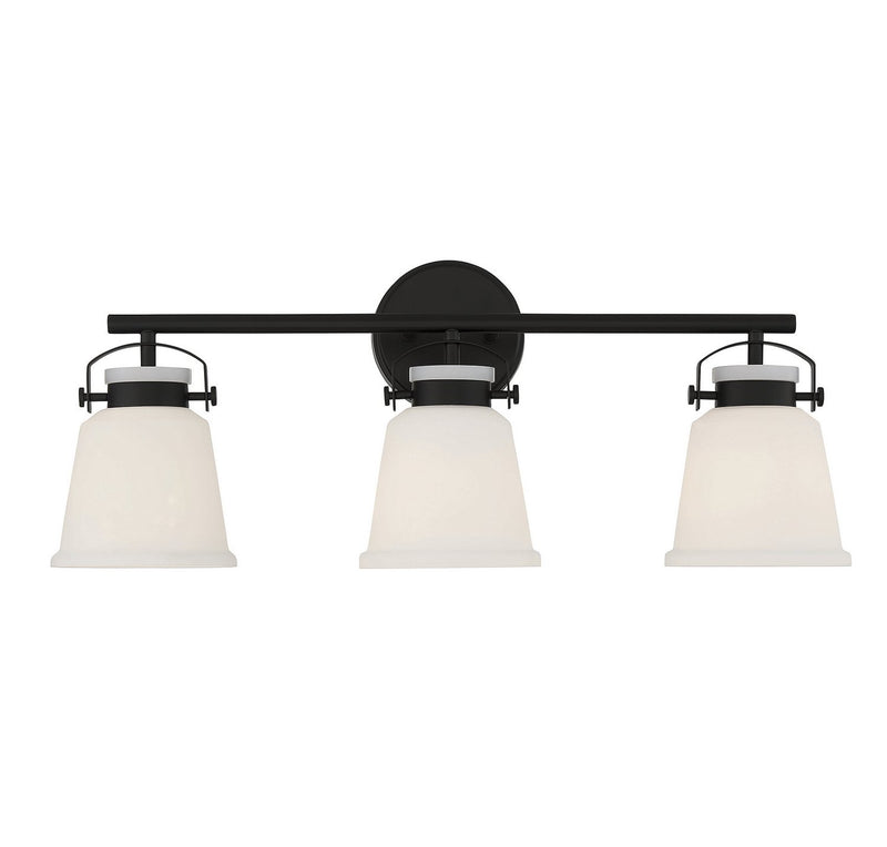 Kaden 3-Light Bath Vanity Light in Matte Black