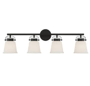 Kaden 4-Light Bath Vanity Light in Matte Black