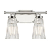 Chantilly 2-Light Bath Vanity Light in Polished Nickel