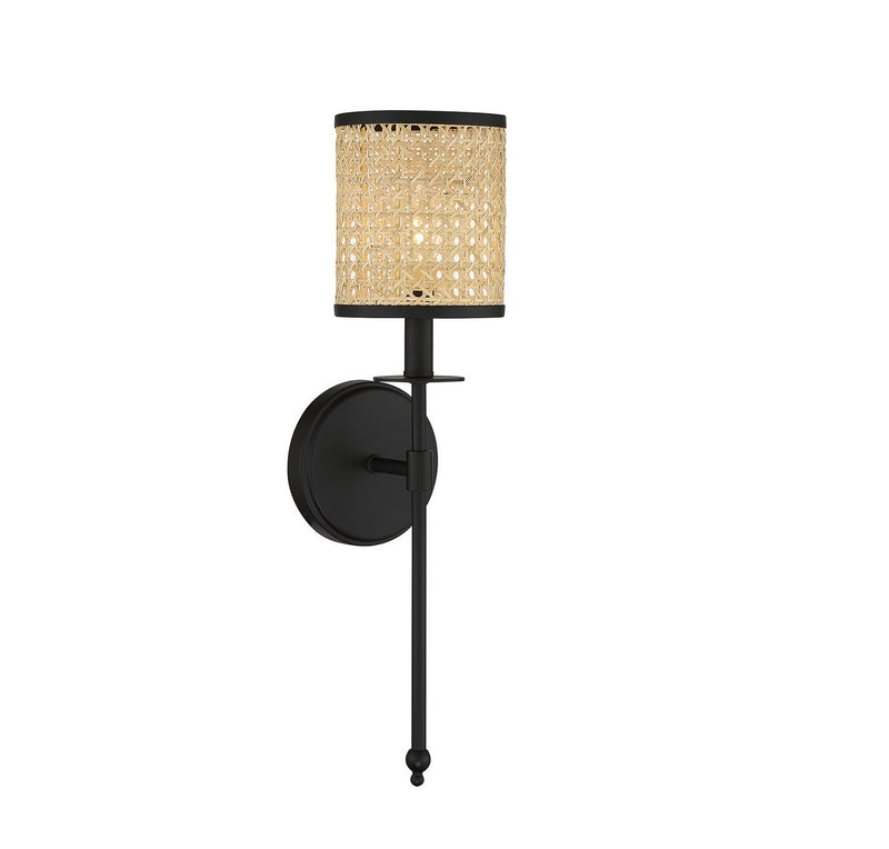 Jaylar Large Wall Sconce in Matte Black