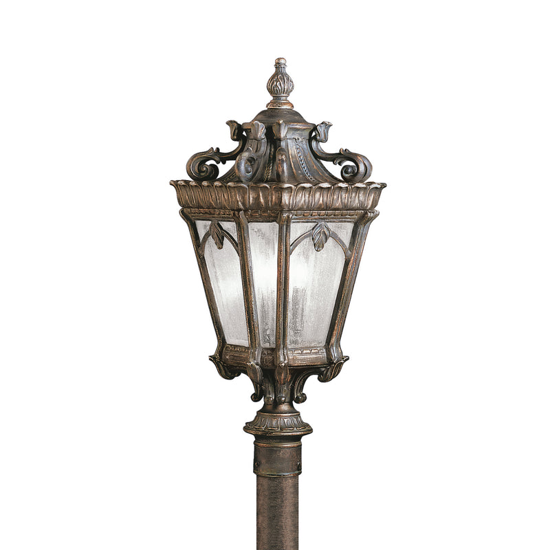 Tournai Outdoor Post Mount 3-Light in Londonderry