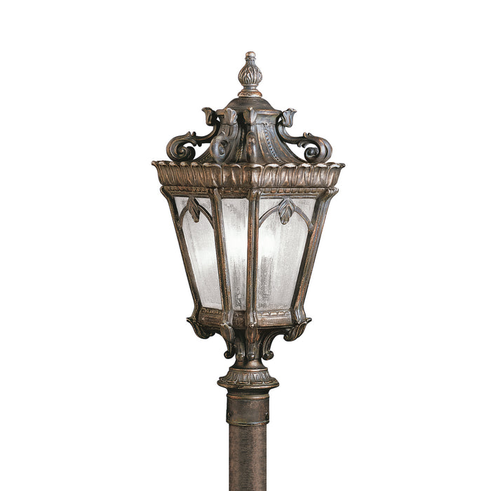 Tournai Outdoor Post Mount 3-Light in Londonderry