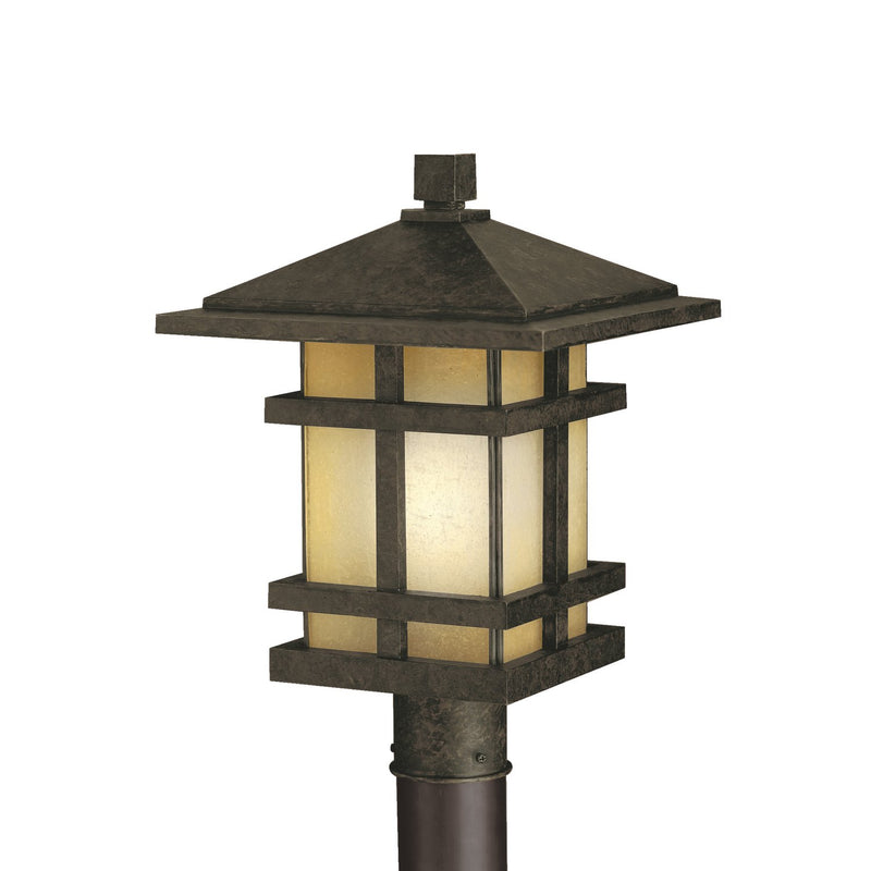 Cross Creek Outdoor Post Light in Aged Bronze