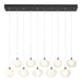 Ume 10-Light Pendant in Black - 131203-SKT-STND-10-FD0710 by Hubbardton Forge
