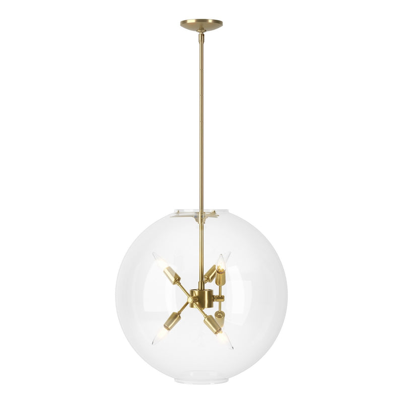 Sfera 6-Light Pendant in Modern Brass - 134410-SKT-MULT-86-ZM0497 by Hubbardton Forge
