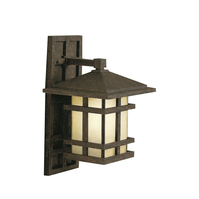 Cross Creek Outdoor Wall Lantern in Aged Bronze