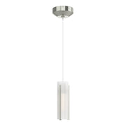Exos Glass Low Voltage Mini Pendant in Sterling - 161180-SKT-STND-85-GG0065 by Hubbardton Forge
