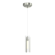 Exos Glass Low Voltage Mini Pendant in Sterling - 161180-SKT-STND-85-ZM0065 by Hubbardton Forge