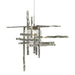 Tura Seeded Glass Low Voltage Mini Pendant in Sterling - 161184-SKT-STND-85-II0728 by Hubbardton Forge