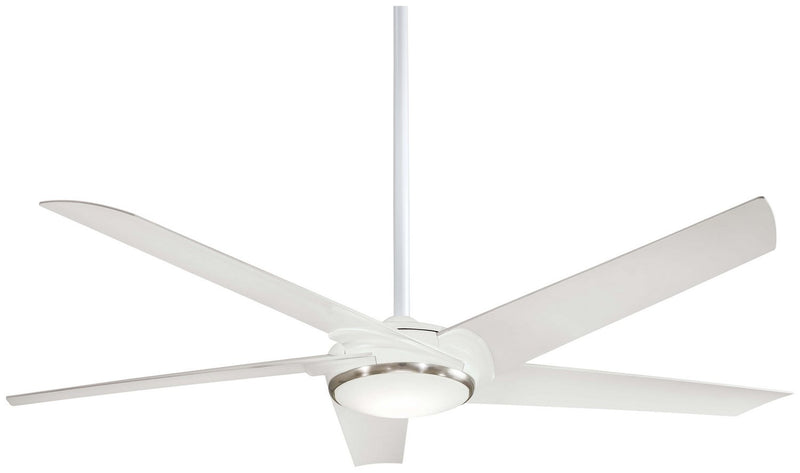 Raptor 60" LED Ceiling Fan in Flat White