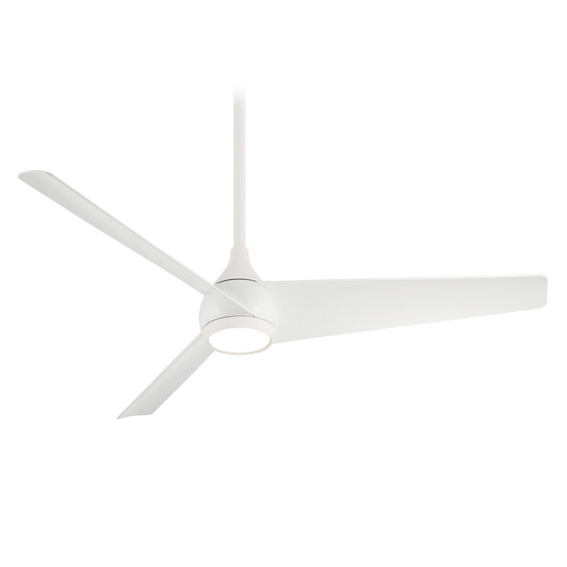 Twist 52" LED Ceiling Fan in Flat White