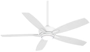 Kelvyn 52" LED Ceiling Fan in Flat White
