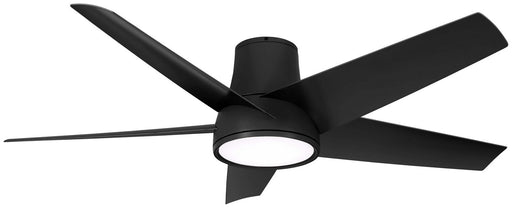 Chubby II 58" Outdoor LED Hugger Ceiling Fan in Coal