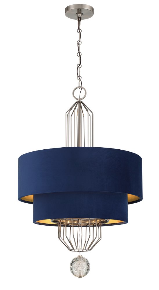 Grandeur 8-Light Pendant in Aged Antique Nickel