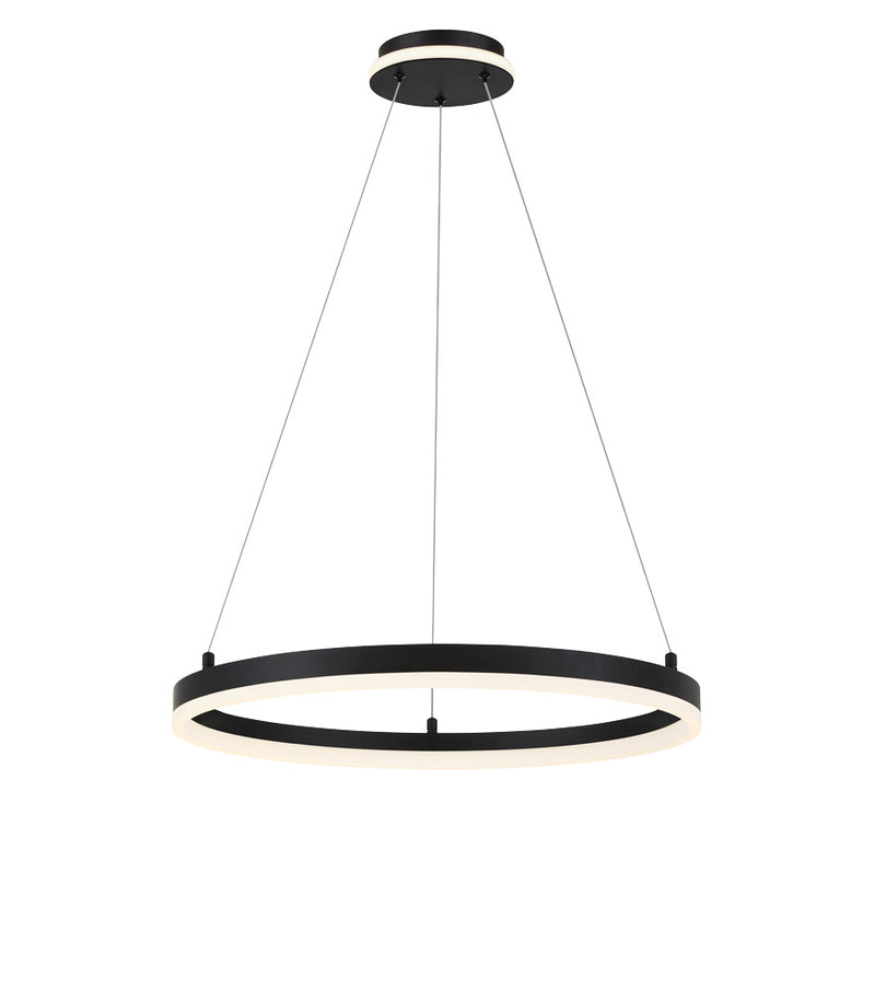 P1911-66A-L - Recovery LED Pendant in Sable Bronze Patina by George Kovacs
