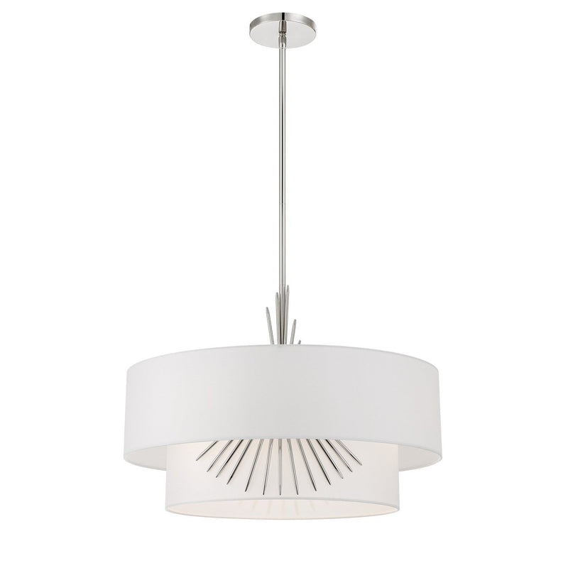 Gramercy 3-Light Pendant in Polished Nickel