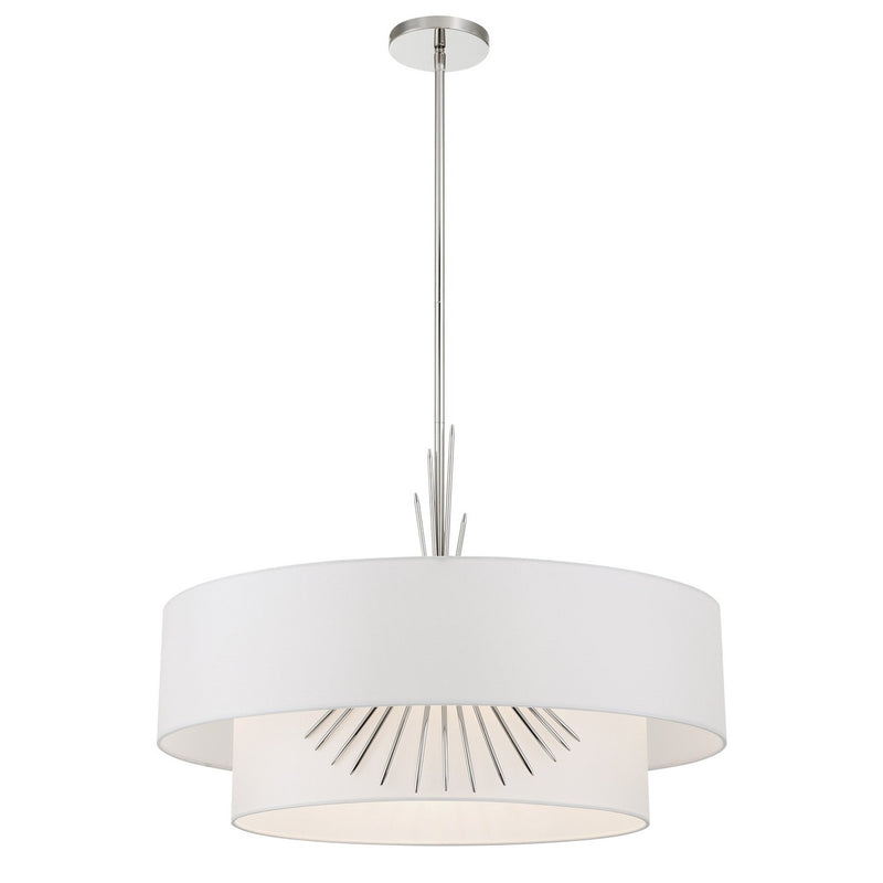 Gramercy 4-Light Pendant in Polished Nickel