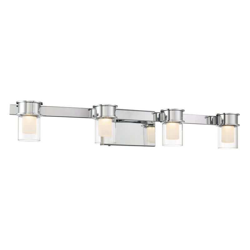 Herald Square 4-Light LED Bath Vanity Light in Chrome