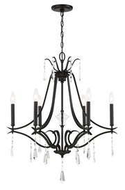 Laurel Estate 6-Light Chandelier in Coal