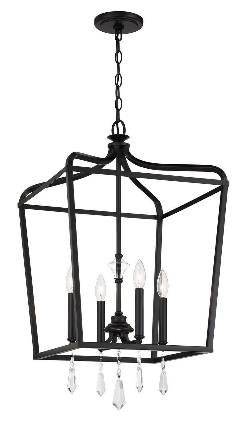 Laurel Estate 4-Light 17" Chandelier in Coal