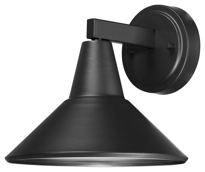 Bay Crest Small Outdoor Wall Sconce in Coal