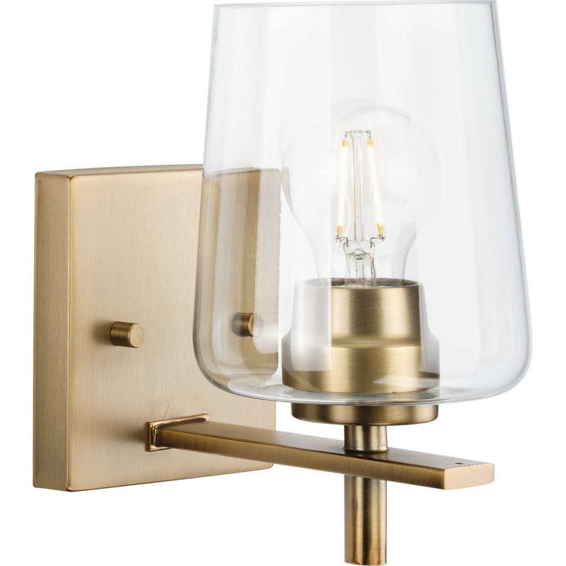 Calais Bath Sconce in Vintage Brass