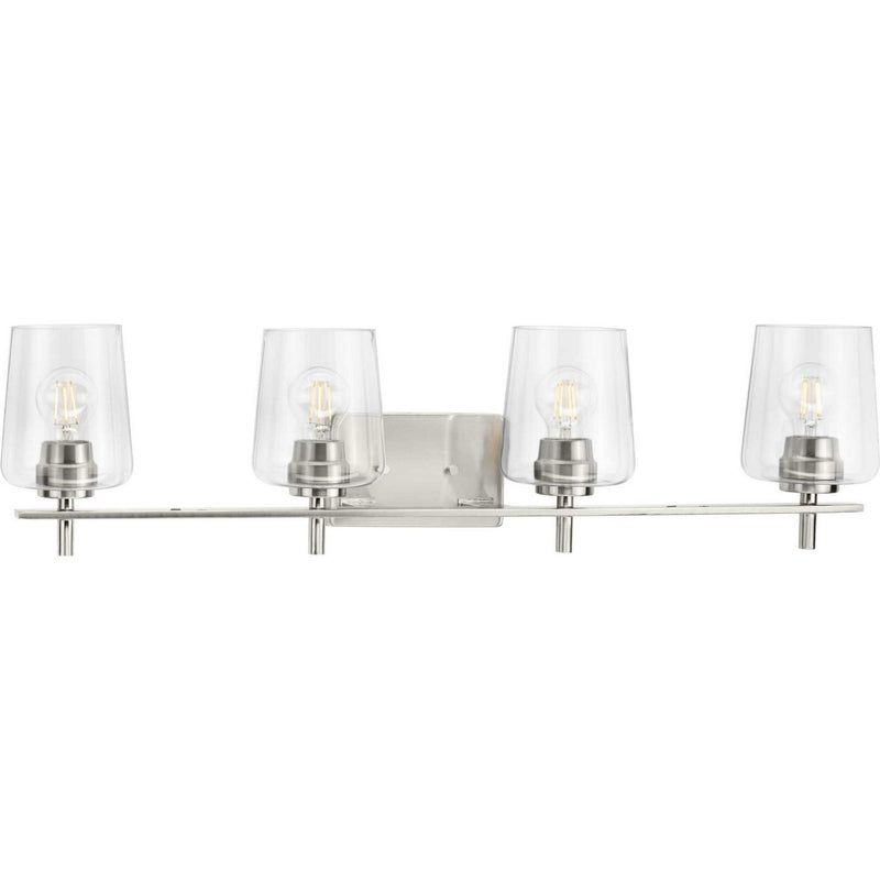 Calais 4-Light Bath Vanity Light in Brushed Nickel